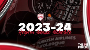 EuroLeague 2023-24: Το πρόγραμμα του Ολυμπιακού (pic)