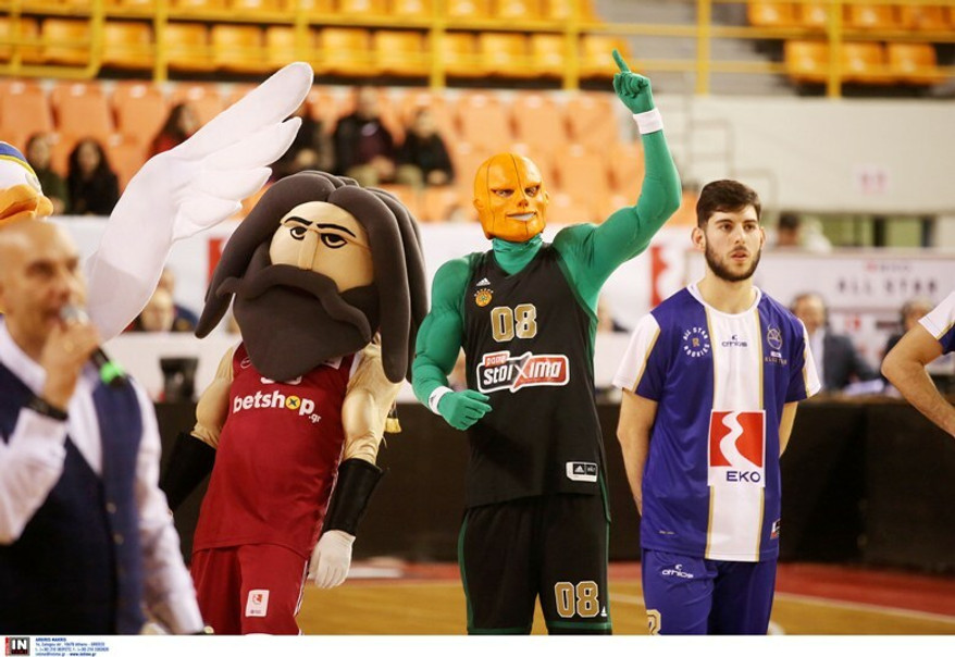 EKO All Star Game: Έπαιξαν και δύο μασκότ στον αγώνα! (video)