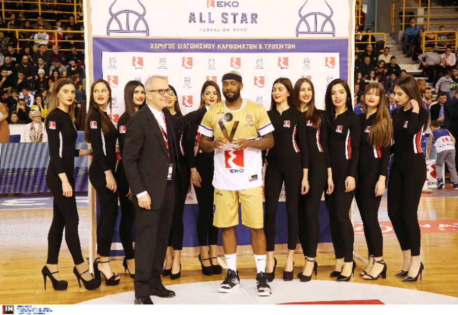 EKO All Star Game: Ο "μπόμπερ" Μπράουν κέρδισε Φράνκαμπ και Φριντέτ στα τρίποντα!
