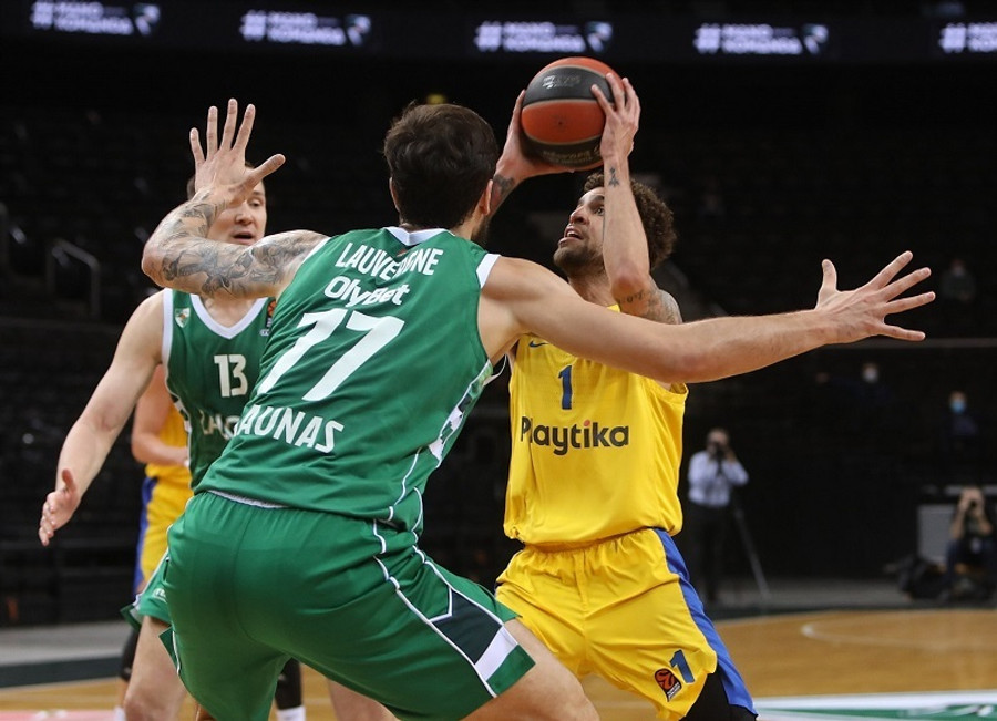 Ζαλγκίρις Κάουνας-Μακάμπι Τελ Αβίβ 81-88: Της έκανε τη ζημιά στο σπίτι της! (video)