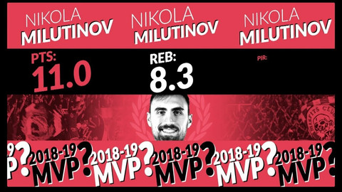 Υποψήφιος για MVP της σεζόν ο Νίκολα Μιλουτίνοβ (video)