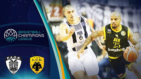 Δείτε πώς νίκησε η ΑΕΚ 84-75 τον ΠΑΟΚ στο BCL (video)