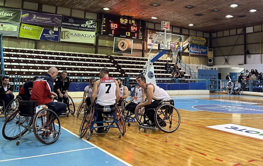 Μπάσκετ με Αμαξίδιο: Τρίτη νίκη στον πόντο για τη Δωδεκάνησο