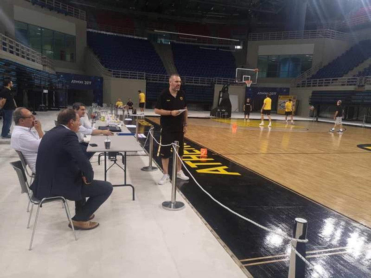ΑΕΚ: Στην προπόνηση ο Μάκης Αγγελόπουλος (pics)