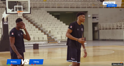 Οι ατάκες των &#039;&#039;AntetokounBros&#039;&#039; για Μάντζαρη και το 5-0 του &#039;&#039;καυτού&#039;&#039; Πρίντεζη στον Σλούκα (vid)