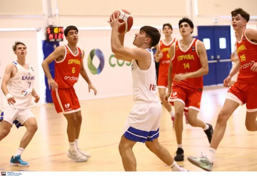 Εθνική Παίδων: "Βαριά" ήττα (60-96) στο πρώτο φιλικό με την Ισπανία (gallery)