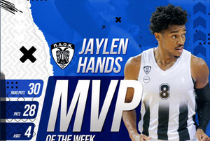 Basket League: MVP της εβδομάδας o &quot;μπόμπερ&quot; Χαντς