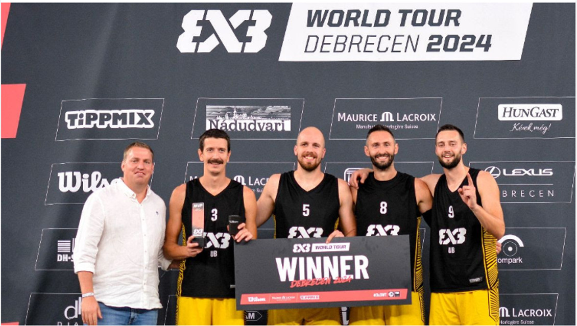H Ub Huishan NE από τη Σερβία κέρδισε το FIBA ​​3x3 World Tour Debrecen 2024