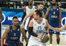 VTB League: Η Ζενίτ το ντέρμπι, 74-71 την ΤΣΣΚΑ στη Μόσχα