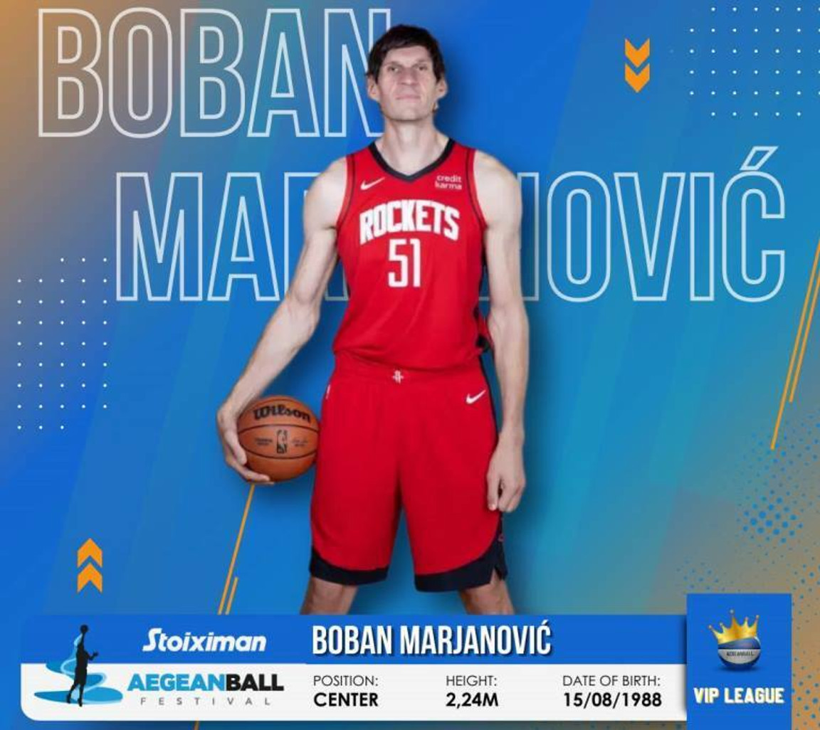 O Μπόμπαν Μαριάνοβιτς στο Stoiximan AegeanBall Festival