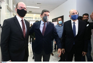 Λιόλιος-Ζαγκλής-Αυγενάκης: Συνάντηση κορυφής στα γραφεία της ΕΟΚ (pics)