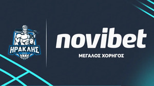 Η Novibet Μεγάλος Χορηγός της ΚΑΕ Ηρακλής