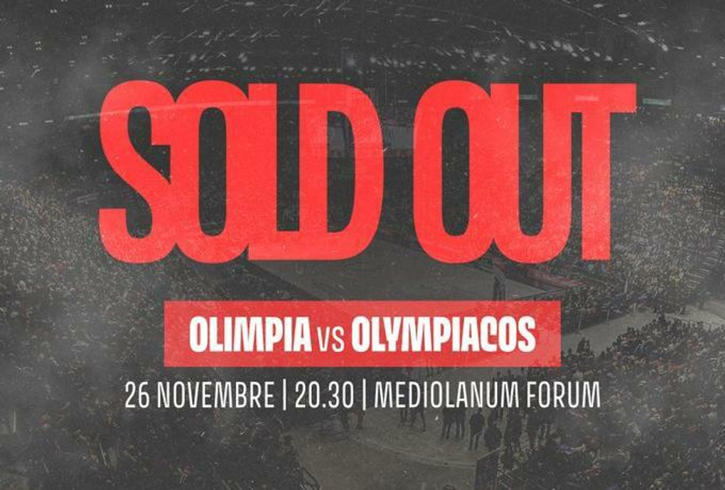 Αρμάνι Μιλάνο: Ανακοίνωσε sold out με Ολυμπιακό! (pic)