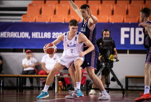 Ελλάδα-Σερβία 65-74: Έμεινε εκτός βάθρου η Εθνική Παίδων