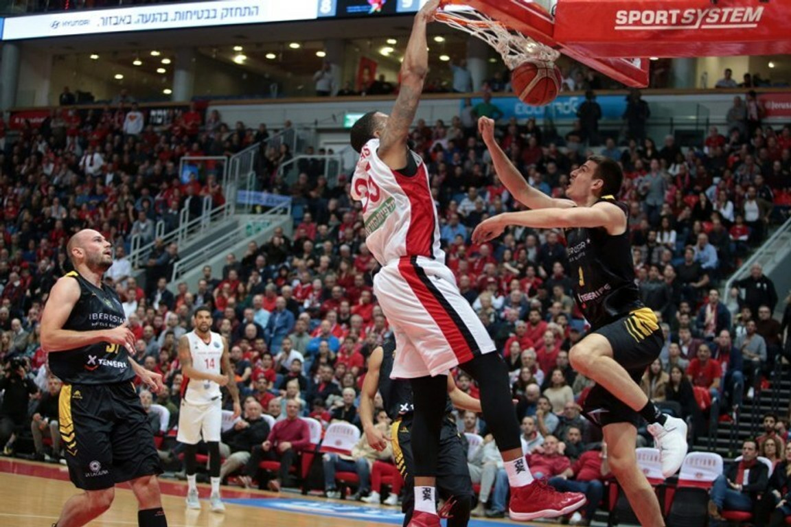 Η Χάποελ Ιερουσαλήμ 75-73 την Τενερίφη κι ανοιχτοί λογαριασμοί για τον επαναληπτικό! (video)