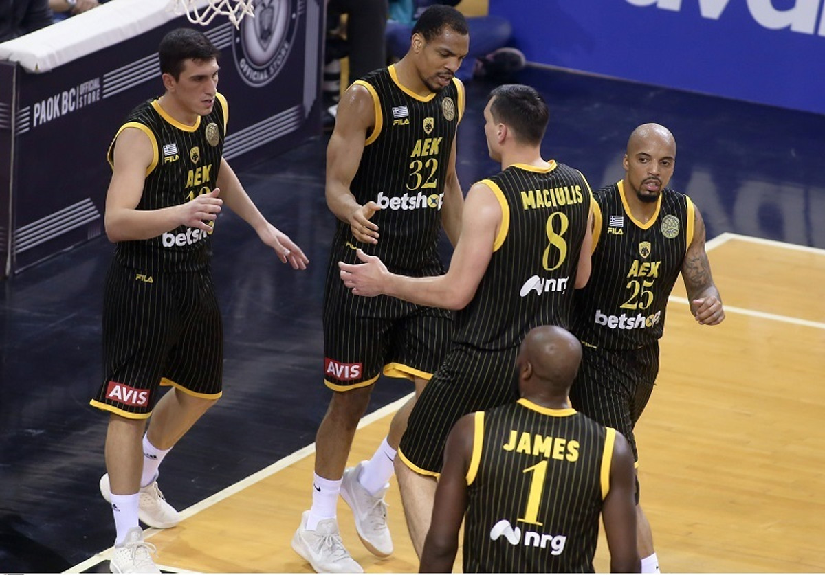 Έπαιξε ως... Πρωταθλήτρια η ΑΕΚ 84-75 τον ΠΑΟΚ στην Πυλαία (gallery)