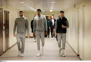 Παναθηναϊκός: Η άφιξη και η προθέρμανση στο Salle Gaston Medecin (vids &amp; pic)