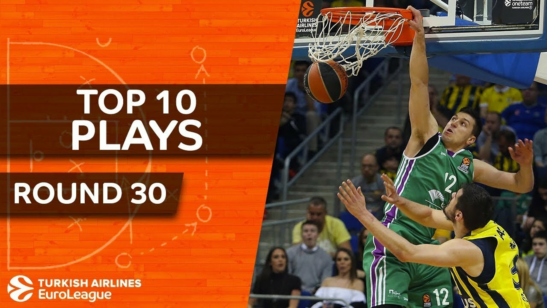 Euroleague: Οι δέκα καλύτερες φάσεις της 30ής αγωνιστικής
