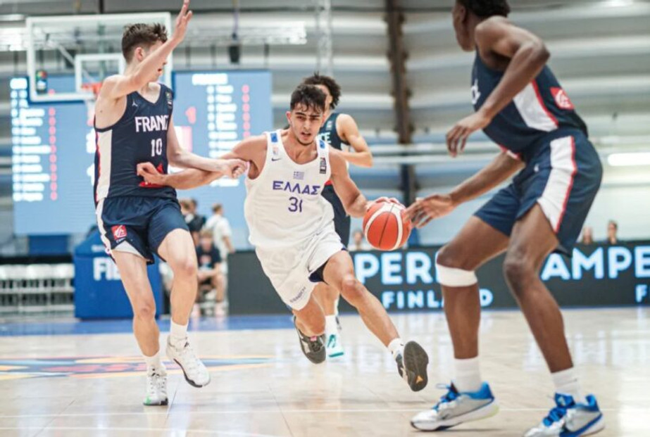 Ευρωμπάσκετ U18: Ήττα στην πρεμιέρα για την Εθνική εφήβων, 69-66 από τη Γαλλία