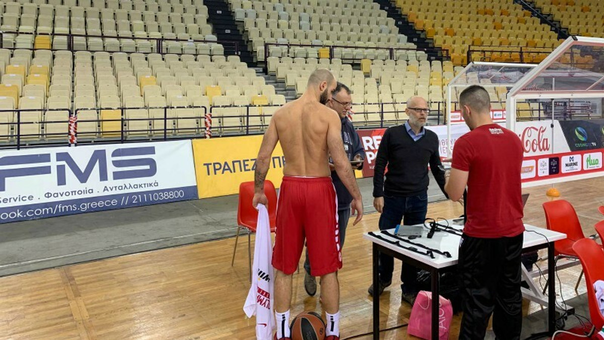 Το field test στην προπόνηση του Ολυμπιακού (pics)