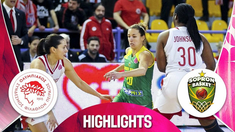Τα highlights της πρώτης νίκης του Ολυμπιακού στην Ευρωλίγκα Γυναικών (video)