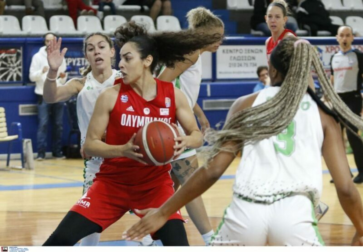 Α1 Γυναικών: Άνετα ο Ολυμπιακός 79-41 τον Εύνικο (gallery)