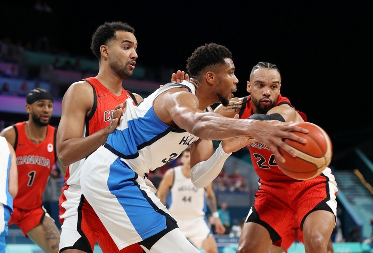 Ελλάδα-Καναδάς: Το φοβερό alley-oop Καλάθη και Γιάννη (vid)