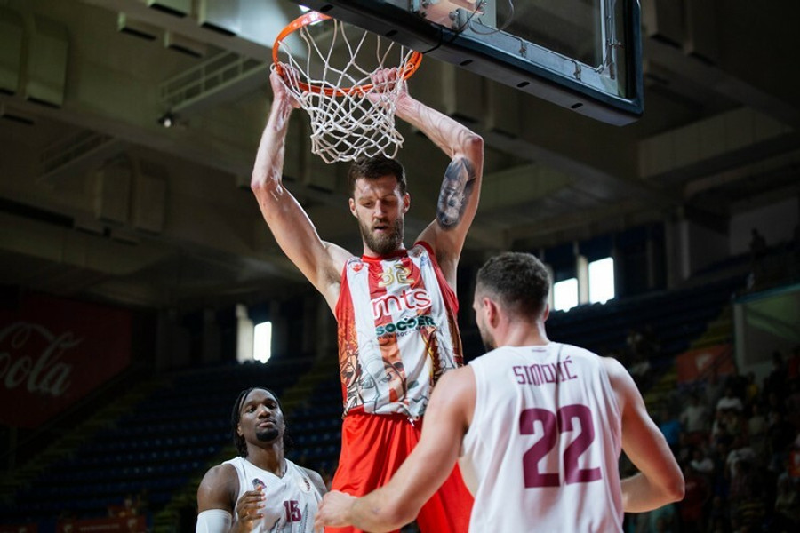 Σερβία: Διά περιπάτου το 1-0 ο Ερυθρός Αστέρας, 110-71 την FMP Βελιγραδίου