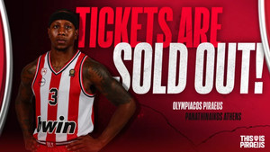 Ολυμπιακός: Sold out και το ντέρμπι με τον Παναθηναϊκό!