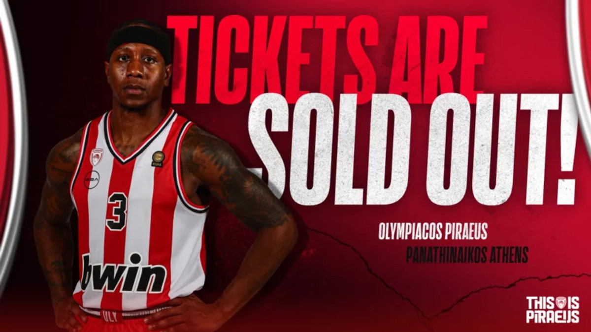 Ολυμπιακός: Sold out και το ντέρμπι με τον Παναθηναϊκό!
