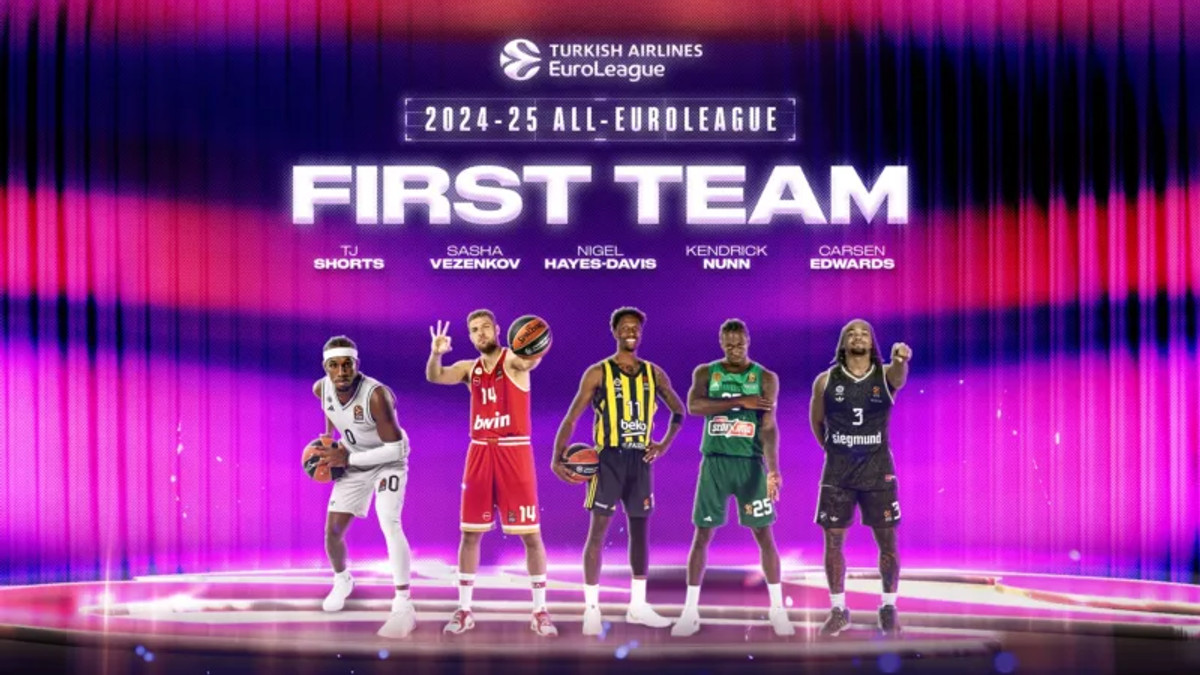 Με Βεζένκοφ και Ναν η κορυφαία πεντάδα της EuroLeague (vid)