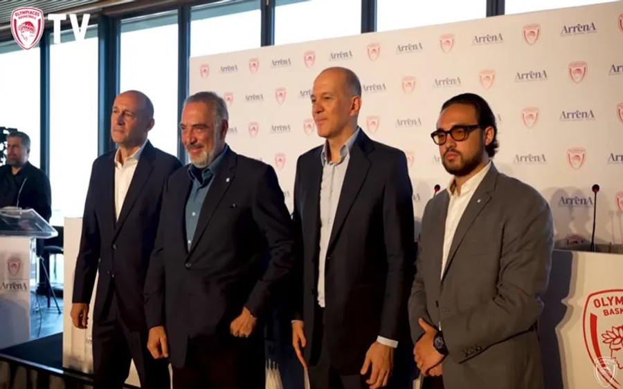 Ολυμπιακός: Η παρακάμερα από την παρουσίαση της συμφωνίας με το ArrenA