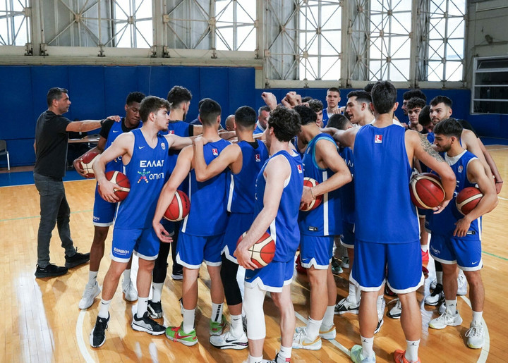 Νέων Ανδρών: Οι κλήσεις για προετοιμασία εν όψει του Ευρωμπάσκετ U20