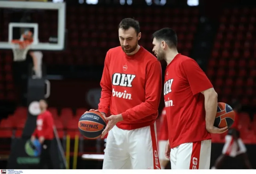Ολυμπιακός: Χωρίς Μιλουτίνοβ, Γουίλιαμς-Γκος και Βιλντόσα κόντρα στο Μαρούσι