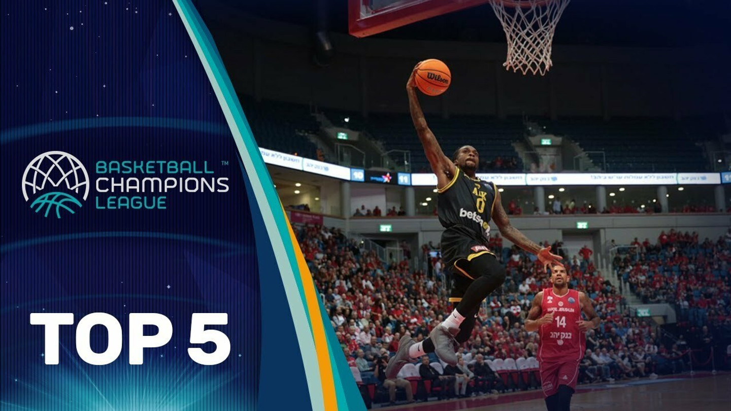 Με Χάτσερ - Ρέι το Top-5 του Basketball Champions League (video)