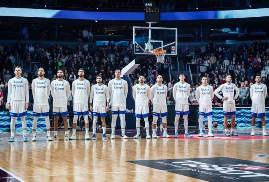 Λετονία - Ελλάδα: Τα πρώτα καλάθια Μαντζούκα και Πάπας με το εθνόσημο
