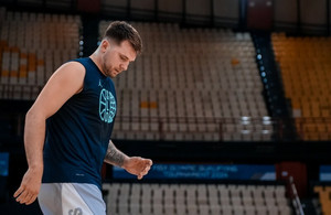 Σλοβενία: Η πρώτη προπόνηση στο ΣΕΦ (pics &amp; vid)