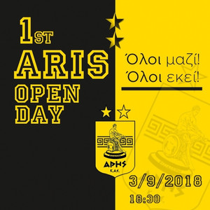Aris Open Day για τον κόσμο στις 3 Σεπτεμβρίου!