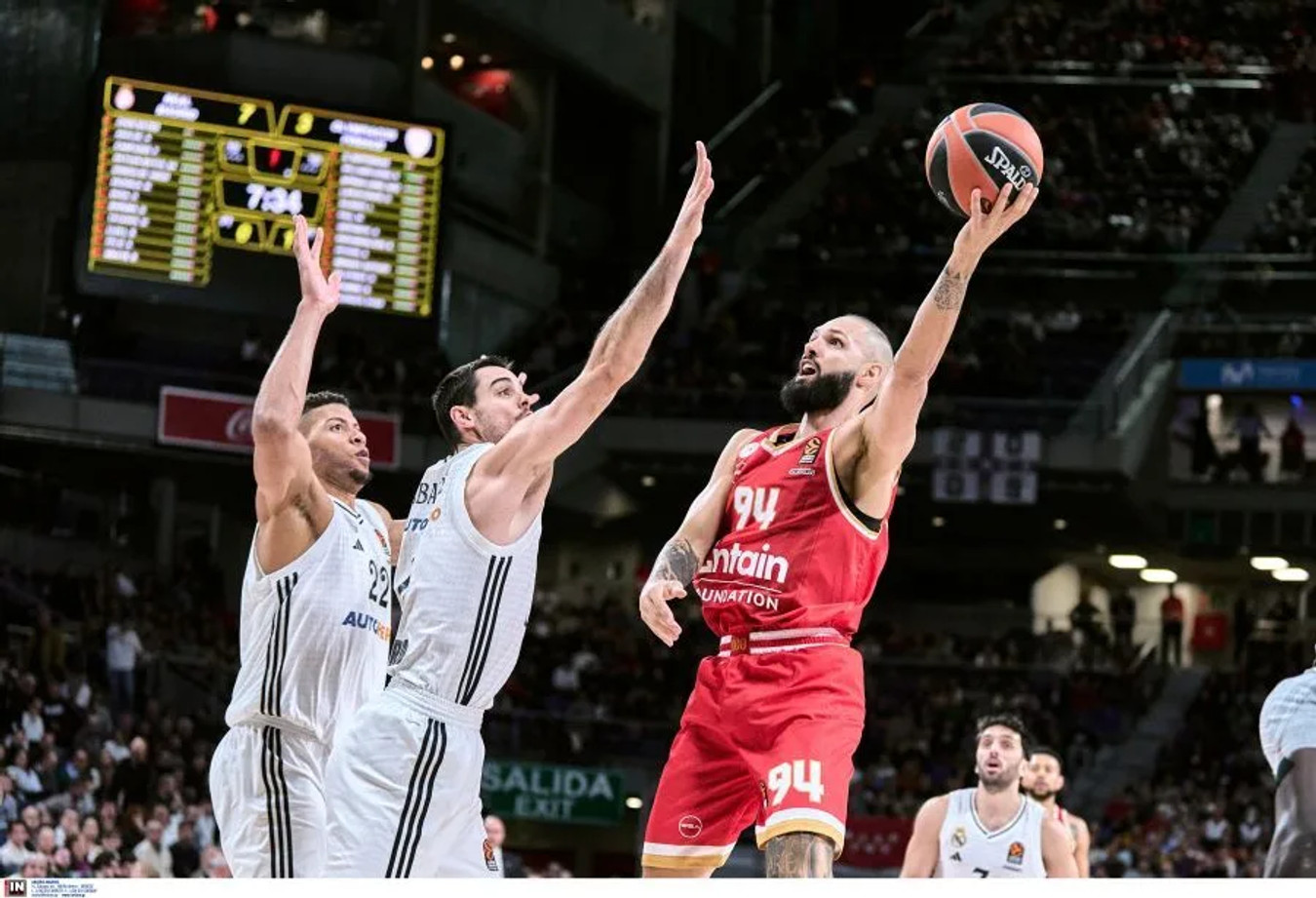 Με &quot;μάγο&quot; Φουρνιέ ο Ολυμπιακός, 96-86 τη Ρεάλ στη Μαδρίτη!