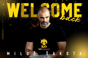 AEK: Μέλος του τεχνικού επιτελείου ο Μίλος Σάκοτα