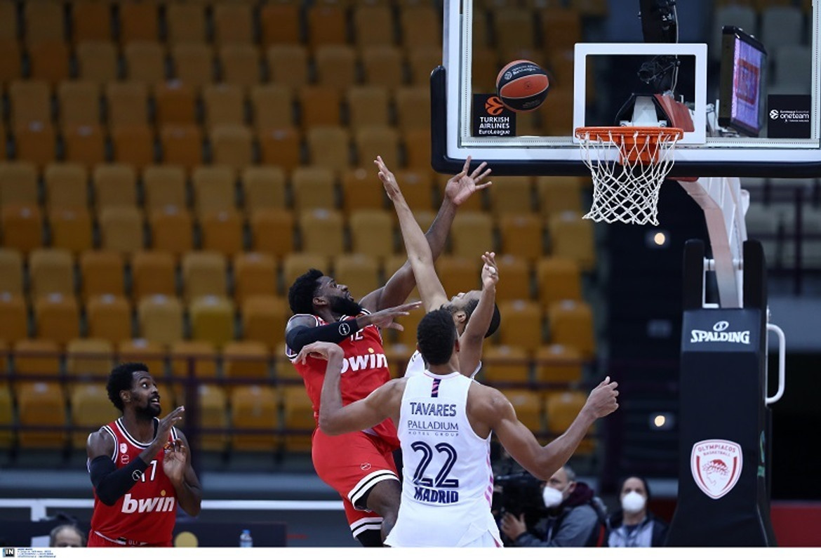 Ολυμπιακός-Ρεάλ Μαδρίτης 82-86: Λύγισε στην παράταση