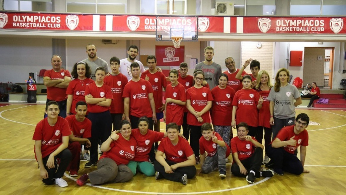 Ολυμπιακός: Ασημένιο βραβείο για το OneTeam Best Program 2019-20