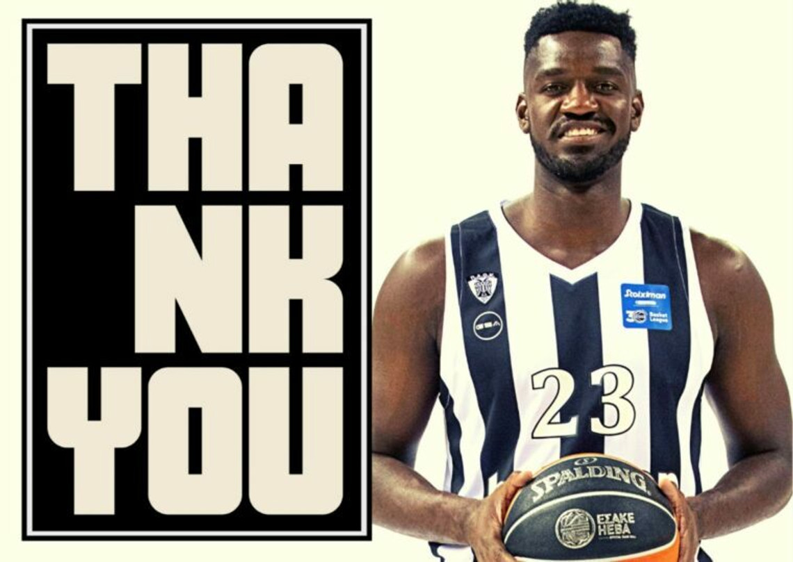 ΠΑΟΚ: Το &quot;αντίο&quot; και το &quot;ευχαριστώ&quot; στον Τζος Κάρτερ