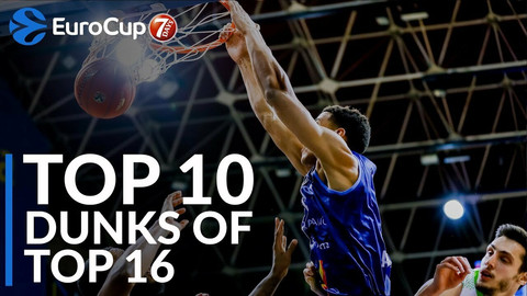Εντυπωσιακά τα 10 καλύτερα καρφώματα του Top-16 στο EuroCup (vid)