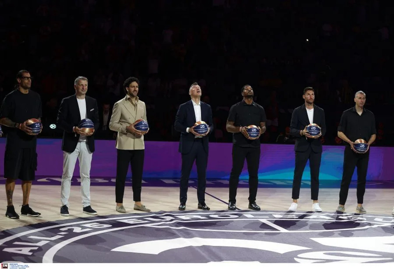All-25 EuroLeague Team: Βραβεύτηκαν Πρίντεζης, Παπαλουκάς, Διαμαντίδης (gallery)