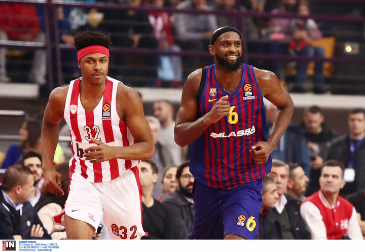 Διπλά χαμένος ο Ολυμπιακός 55-76 από την Μπαρτσελόνα, υποχώρησε έκτος (pics)