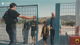 Με Στέλιο Βασιλειάδη και... security Μαυροειδή το promo της ΑΕΚ για τα διαρκείας (vid)