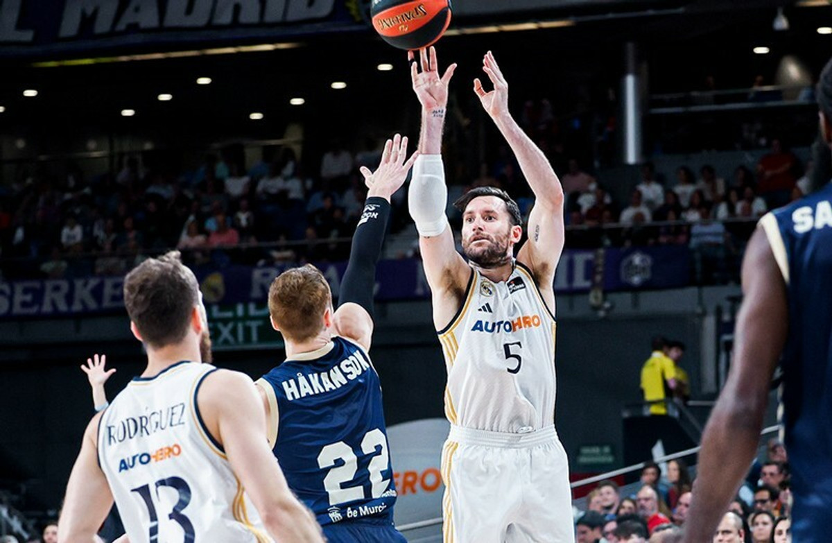 Liga Endesa: Η Ρεάλ 79-63 και 2-0 τη Μούρθια με αλάνθαστο Ρούντι (vid)