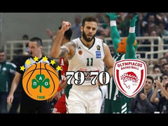 Εκτεταμένα highlights από το 79-70 του Παναθηναϊκού επί του Ολυμπιακού (video)
