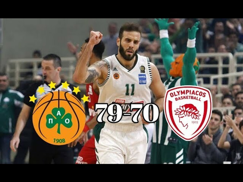 Εκτεταμένα highlights από το 79-70 του Παναθηναϊκού επί του Ολυμπιακού (video)